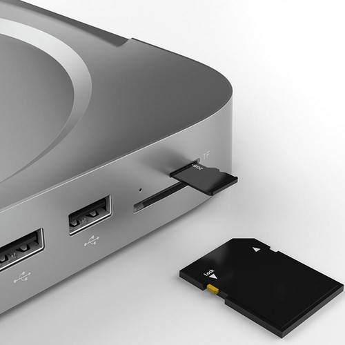 Boîtier Disque Dur Station d'accueil Compatible HDMI Type-c Hub pour Mac Mini - Photo 6/24
