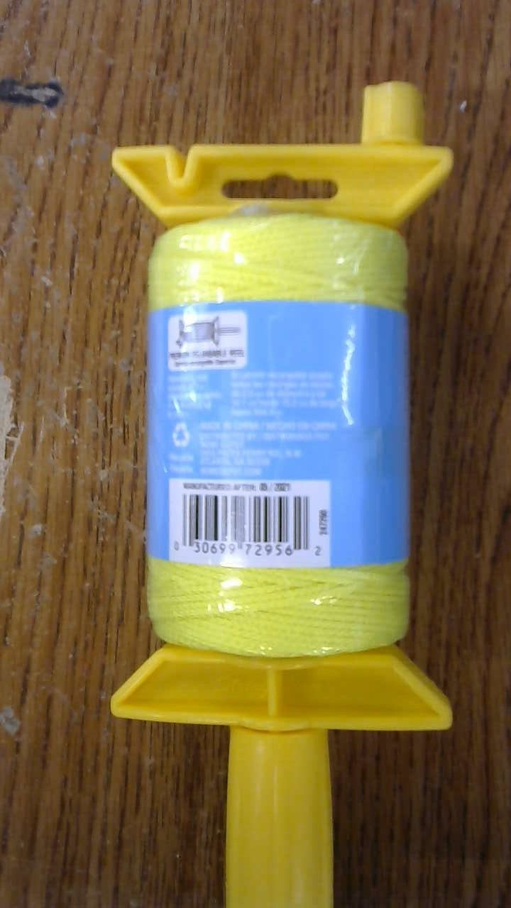 Everbilt 18 x 500 ft. Nylon Braided Mason Twine with Reloadable Winder