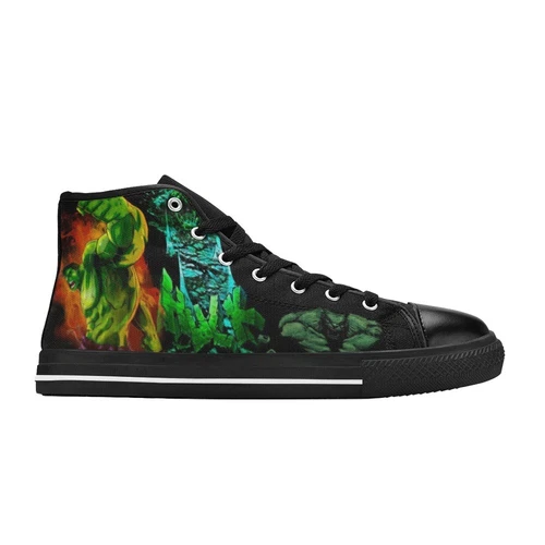 Hulk Custom Sneakers Men's High Top Canvas Athletic Shoes