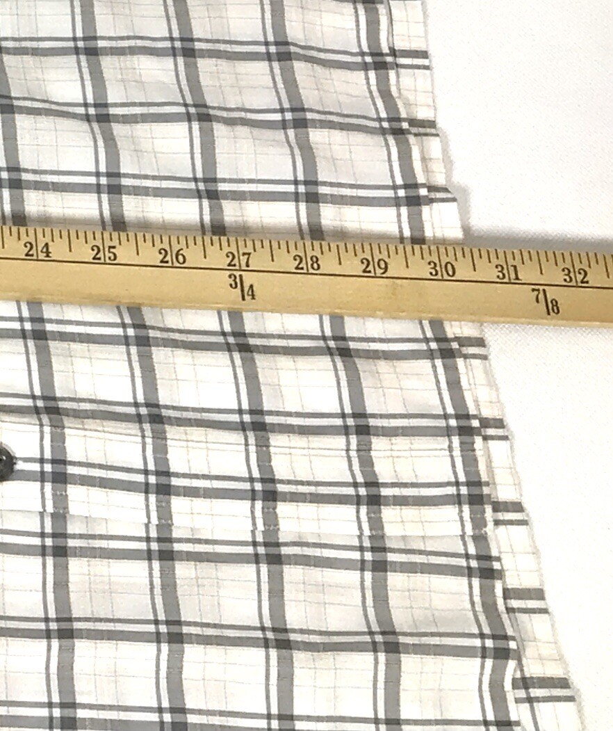 ExOfficio Shirt Men's M Cotton Blend Multicolor Plaid Short Sleeve Button Up