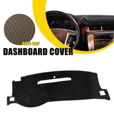 Black Dashboard Pad Dash Cover Mat For 2007-2014 Chevy Tahoe/Suburban/Avalanche