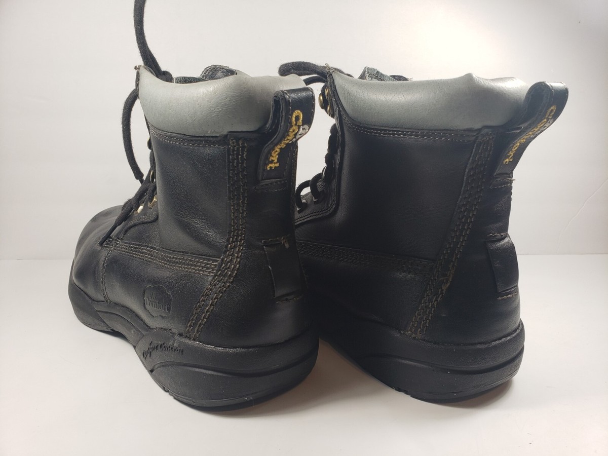 Dr. Comfort Protector 9310 Black Leather Work Boots Mens Size‎ 15M Dr. Comfort Black Protector Black main image 4