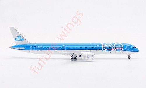 Trattore + supporto omaggio 1:400 Aviation400 KLM B787-10 PH-BKA "100 anni" - Foto 8 di 15