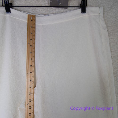 New! J. Jill saydy full leg pants vinilla cream/ivory wide leg , size 18 - Picture 5 of 16