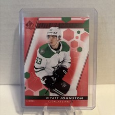 2022-23 SP AUTHENTIC HOCKEY FUTURE WATCH RED LIMITED #134 WYATT JOHNSTON
