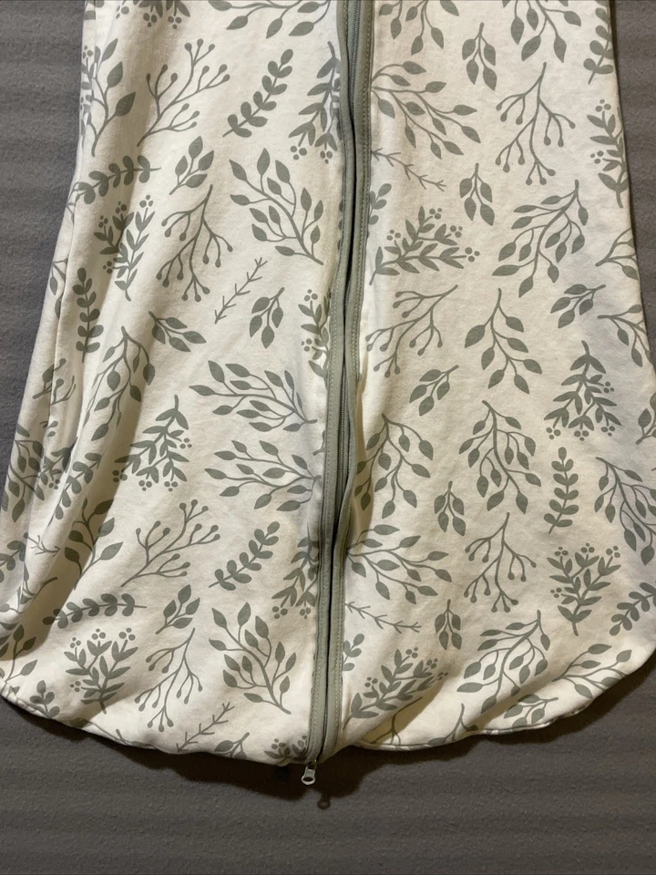 Saco de dormir para bebé Yoofoss M/6-12 meses, 1,5 Tog 100 % algodón orgánico cremallera bidireccional Foto 3 de 4