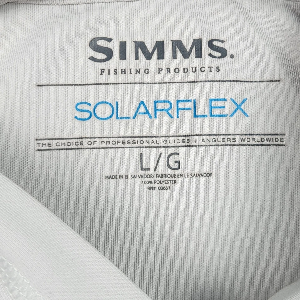 Simms SolarFlex Hoodie Womens Large UPF 50 Dragonfly Trout Hearts Fishing Shirt - Image 3 of 4