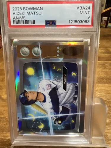 Hideki Matsui #BA-24 2025 Bowman Anime card
