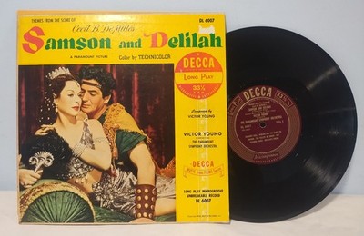 SAMSON and DELILAH '50 Decca MONO 10'' with bonus Film story picture book