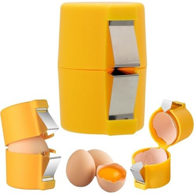 Egg Cracker Tool | Easy Shell Egg Opener | Handheld Egg Seperator Tool | Perfect