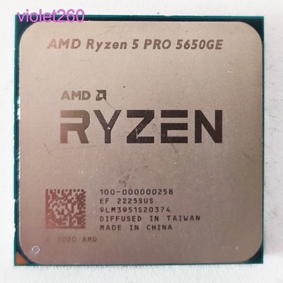 AMD Ryzen 5  PRO 5650GE AM4 6Core 12Thread 3.4 GHz 35W CPU Processor R5 5650GE