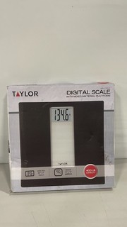 Taylor 12.0 X 12.0 Digital Body Weight Scale Battery Powered 400 LB Capacity