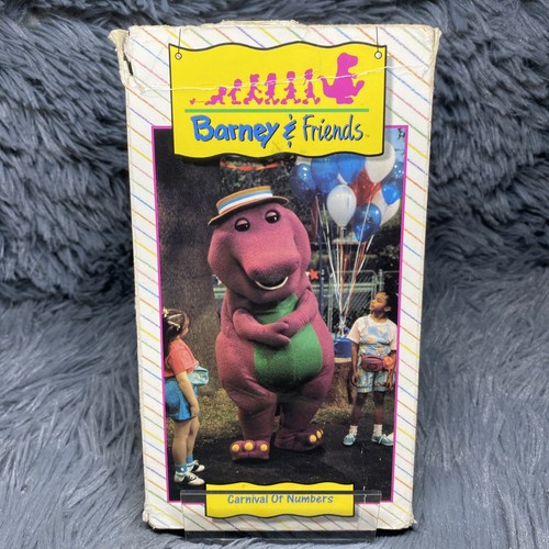 Barney And Friends Carnival Of Numbers VHS Tape 1992 Time Life Video Kids Show - Picture 2 of 8