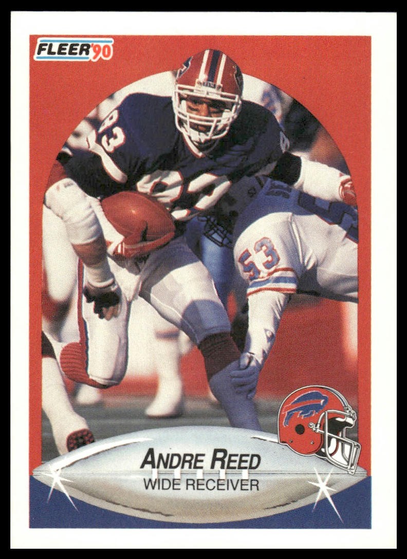 Andre Reed 1990 Fleer #119a Buffalo Bills