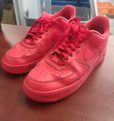 Nike Air Force 1 Low Triple Red Mens CW6999-600 12.5 Sneaker | eBay