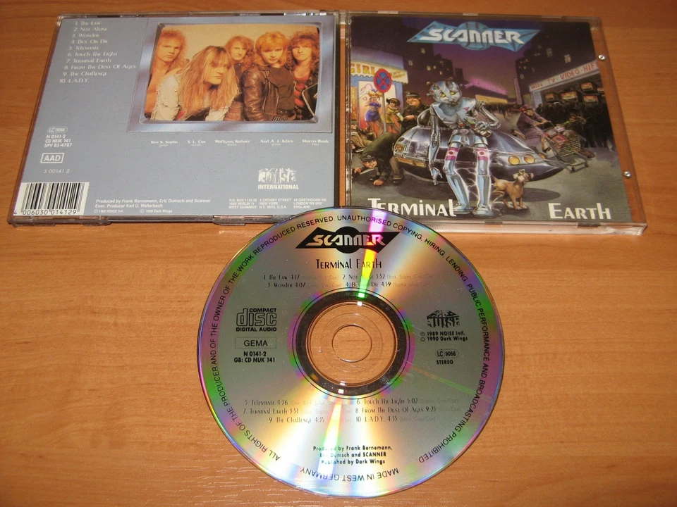 SCANNER - Terminal Earth - ORG 1st NOISE press RARE OOP