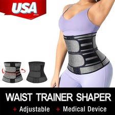 Waist Trainer Training Body Shaper Shapewear Underbust Cincher Tummy Belt Corset