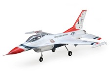 Eflite F-16 Thunderbirds 70mm EDF Jet BNF Basic AS3X con modalità SICURO