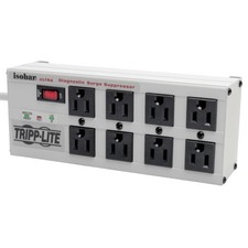 Tripp Lite Isobar 8 Outlet Surge Protector Power Strip, 25ft Long Cord, Right-An