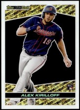 2021 Topps Chrome Update #BGC-22 Alex Kirilloff Topps Black Gold Rookie E1