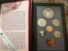 1989 Canada Proof Set 7 Coins Royal Canadian Mint 50% Silver Dollar