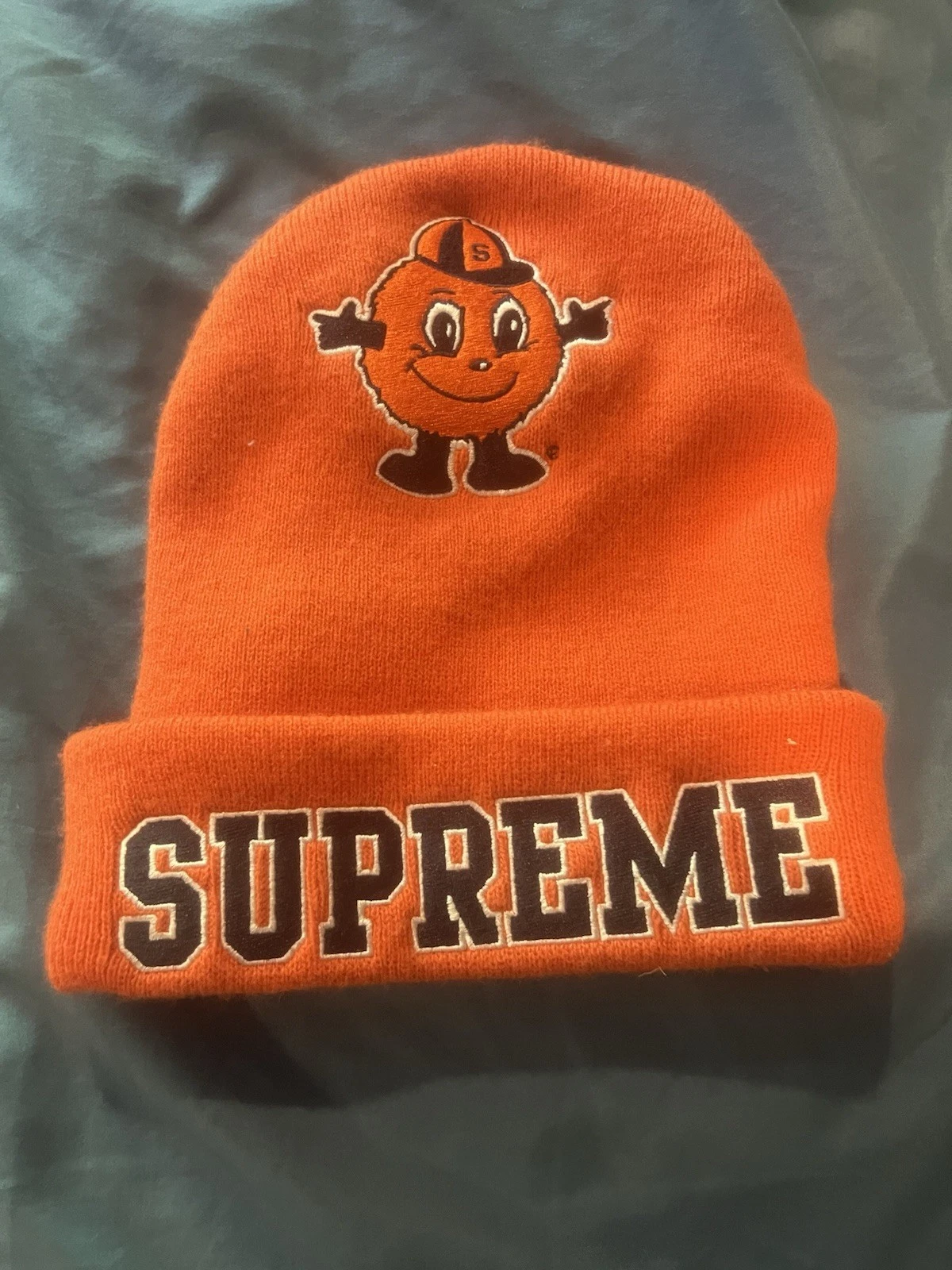 Supreme®/Mitchell & Ness® NCAA Beanie, FW24, Orange (Syracuse)
Opens in a new window or tab