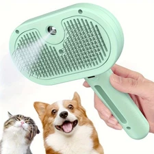 3 In 1 Dog Cat Steam Brush Pet Electric Spray Massage Comb Pet Hair Removal Comb