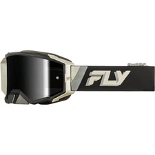 Fly Racing Zone Elite Goggles - Black/Grey W/ Black Mirror/Smoke Lens 37-51912