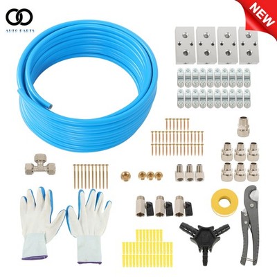 1/2'' × 100ft Compressed Air Line Kit Blue, Shop/Garage Aluminum Air Compressor