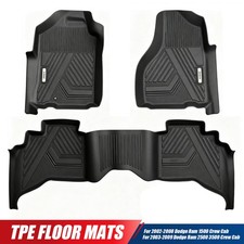 Tpe Floor Mats For 2002-2008 Dodge Ram 1500 2003-2009 Ram 2500 3500 Crew Cab Tpe Floor Mats For 2002-2008 Dodge Ram 1500 2003-2009 Ram 2500 3500 Crew Cab