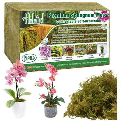Moos Sphagnum 1000g Pflanzen Terrarien Orchideen Sukkulenten Zucht