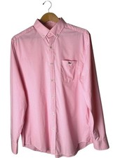 Vineyard Vines Performance Shirt Men Medium Pink Gingham Classic Fit Tucker Golf