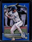 2025 Bowman Draft Josh Hammond Chrome Blue Refractor 1st Prospect #/150 Royals