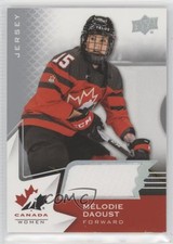 2020-21 Upper Deck Team Canada Juniors Women's WC Jerseys Melodie Daoust #63 a0s