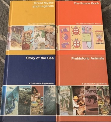 RARE! 1st Vintage Hardback Editions The Childcraft Books Set; 1980s GOOD Condit.