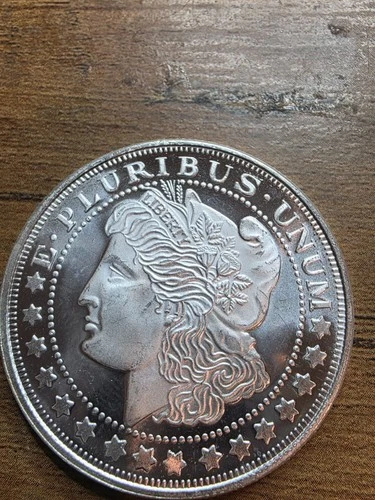 morgan silver round .999 bullion