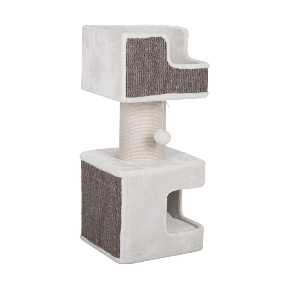 Árbol para gatos TRIXIE 33,9 pulgadas Ava XXL con poste rascador grueso, condominio para gatos, acogedor T... Foto 3 de 4