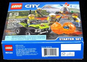 NEW SEALED! LEGO CITY 60120 VOLCANO STARTER SET / EXPLORERS