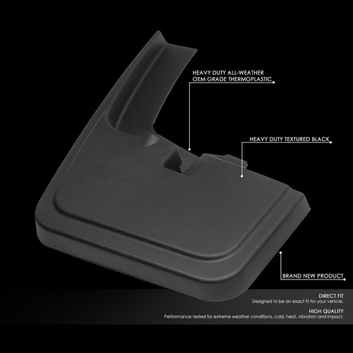 FOR 15-18 FORD F150 W/ OE WHEEL LIP MOULDING HEAVY DUTY MUD GUARD SPLASH FLAPS - Picture 2 of 7
