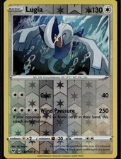 Carta Pokemon Lugia Holo Rara SWSH04 Vivid Voltage 132/185 Incolore Reverse Holo