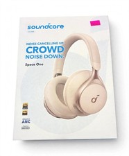 Soundcore Space One Beige/Gold Wireless ANC Over-Ear Headphones Bluetooth 3.5mm
