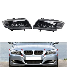 2pcs Head Lamp Assembly Headlight For BMW 323i 328i 325i 335i 335d Sedan