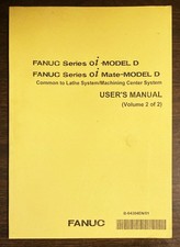 FANUC Series oi-MODEL D User's 0i Manual Vol 2 of 2 B-64304en/01