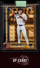 Kristian Campbell 2025 Topps Gilded Collection #23 Gold Wave Refractors #/75