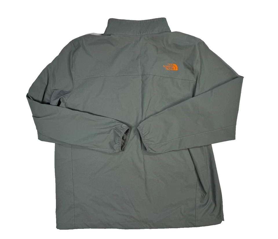 The North Face Nimble 1/2 Zip Grey Orange Pullover Jacket Mens XL - Image 2 of 4