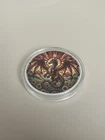 Hayleybug 1 oz Silver Dragon Stained Glass Proof Round Mintage 9 of 10