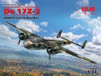 Icm 72308 1/72 Do 17Z-2, Wwii Finnischer Bomber Modellbausatz