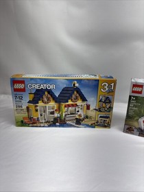 Beach Hut 31035 LEGO Creator 3 in 1 New in open box & Retired (286 pcs) + 76967 
