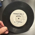 THE BEATLES AND MURRAY THE K COMPACT 33 1/3 RPM 7" AS IT HAPPENED 1960'S BRS-1