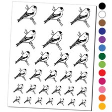Sweet American Goldfinch Bird Temporary Tattoo Water Resistant Set